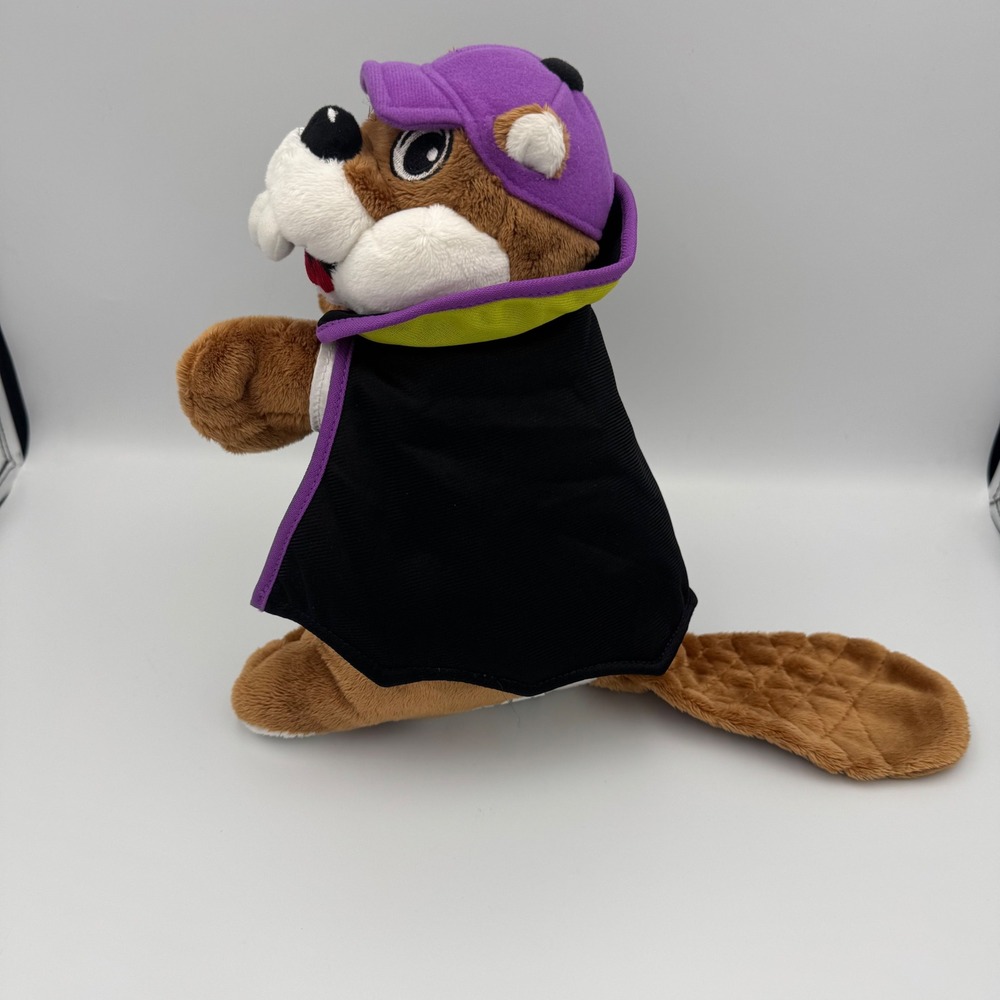 Buc-ee's Plush Toy Kids 12 Inch Brown Vampire Halloween Buc-ee Beaver Mascot - Picture 5 of 8